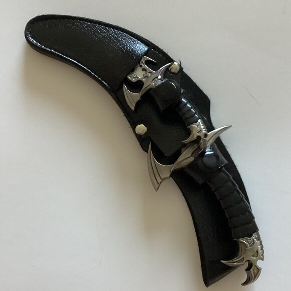 Ace Martial Arts Supply Draco Twin Fantasy Dagger Set, Silver Stainless China - Picture 2 of 14